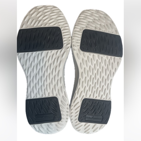 OrthoComfoot - Women’s Tweed Slip On Sneakers - Gray/Coral - Size 6 - NWT - Picture 3 of 4